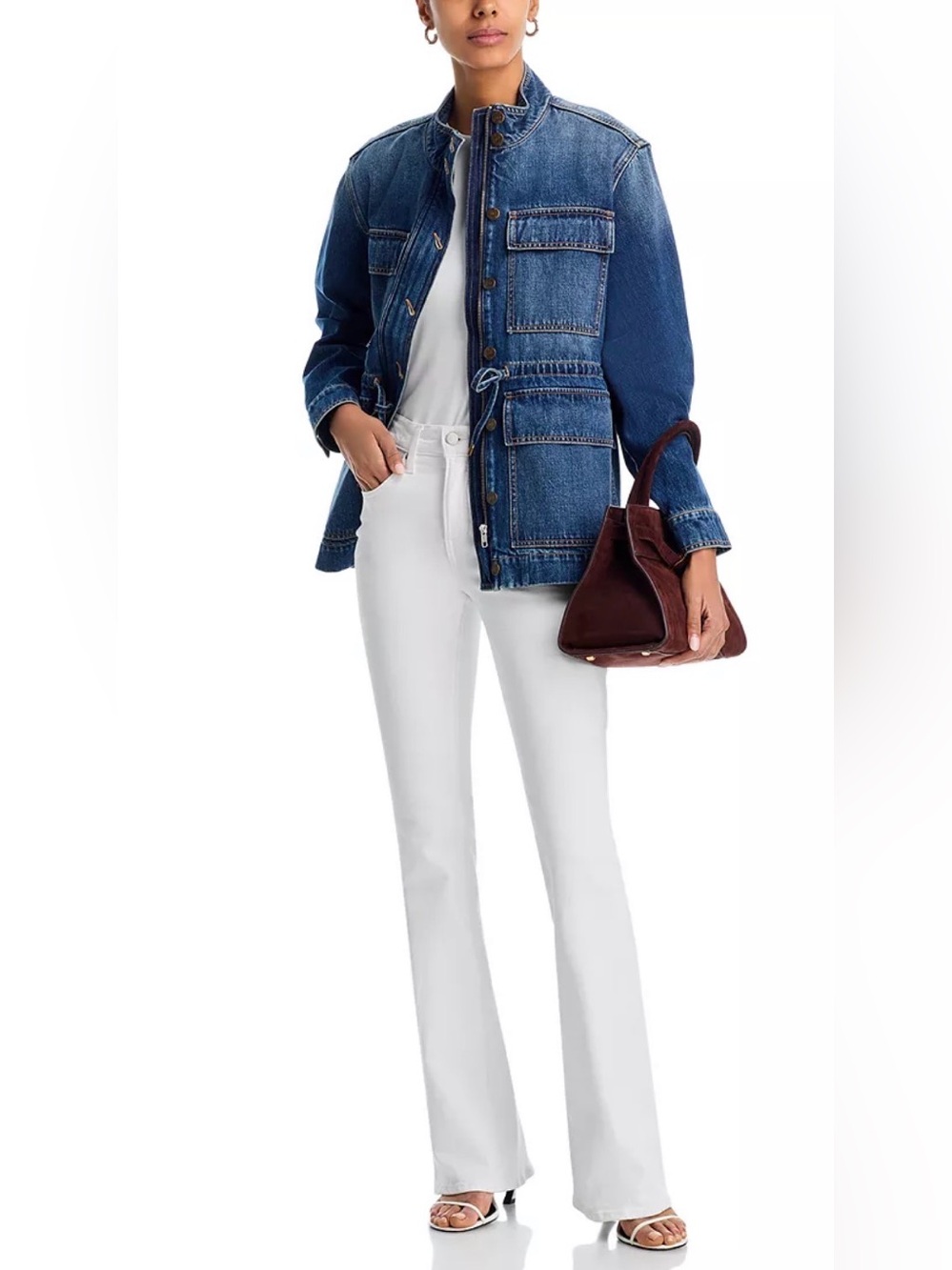 Veronica Beard Carson Ankle Flare Jeans